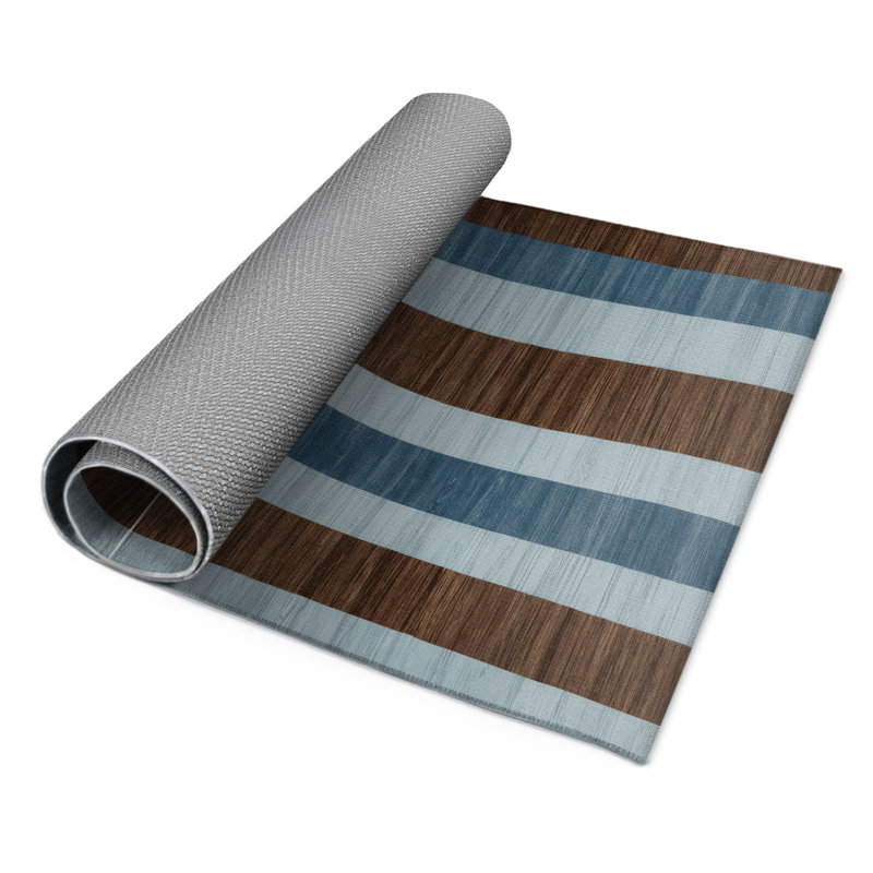 Tapis d'intérieur et d'extérieur à carreaux gris, Rectangulaire 2 pi x 3 pi