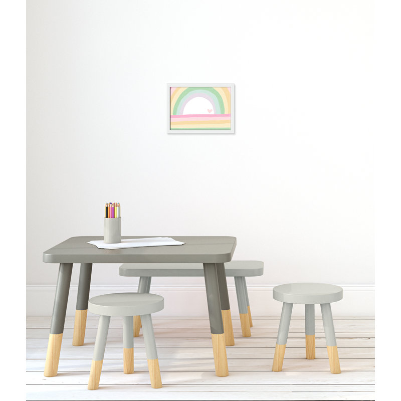 Décoration murale pour enfants, H 11 po x l 15 po x P 1,19 po, Encadré de boîte blanc