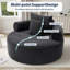Fauteuil demi-tonneau rembourré Addisin-1451168354