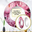Pink Green Peony Captivating II - Floral Pink Large Round Mirror-97183320