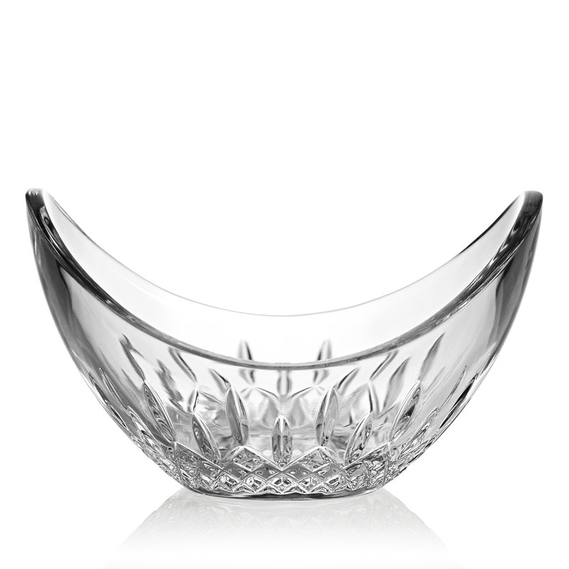 Lismore Essence Ellipse Bowl, 4" H x 8" W x 8" D