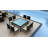 Kaneb Wicker Patio Dining Set with Square Table , Cushions Included-1238269937-1333209751-1333209759