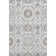 Premium Machine Washable Prisco Silver Rug