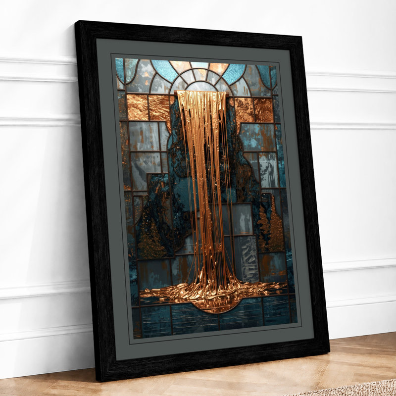 Molten Metal Reverie Surrealism - Print, A1 - 84.1 x 59.4 cm, Black