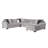 Bratkovice Gray 3 Piece Sectional