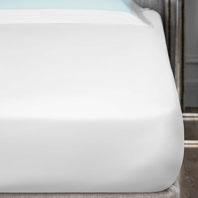 Eden Rayon Sheet Set, Queen Sheet Set + 2 Pillowcases, Pale Gray