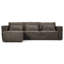 Canapé modulaire avec passepoil Pearl Chenille - Canapé confortable et élégant avec poches de rangement-131967855-131967888