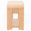 Modern One Drawer Waterfall Nightstand