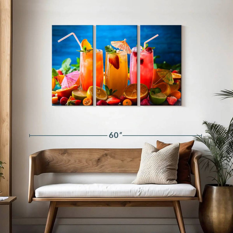 Yarlin jus de fruits d'été, H 28 po x l 45 po