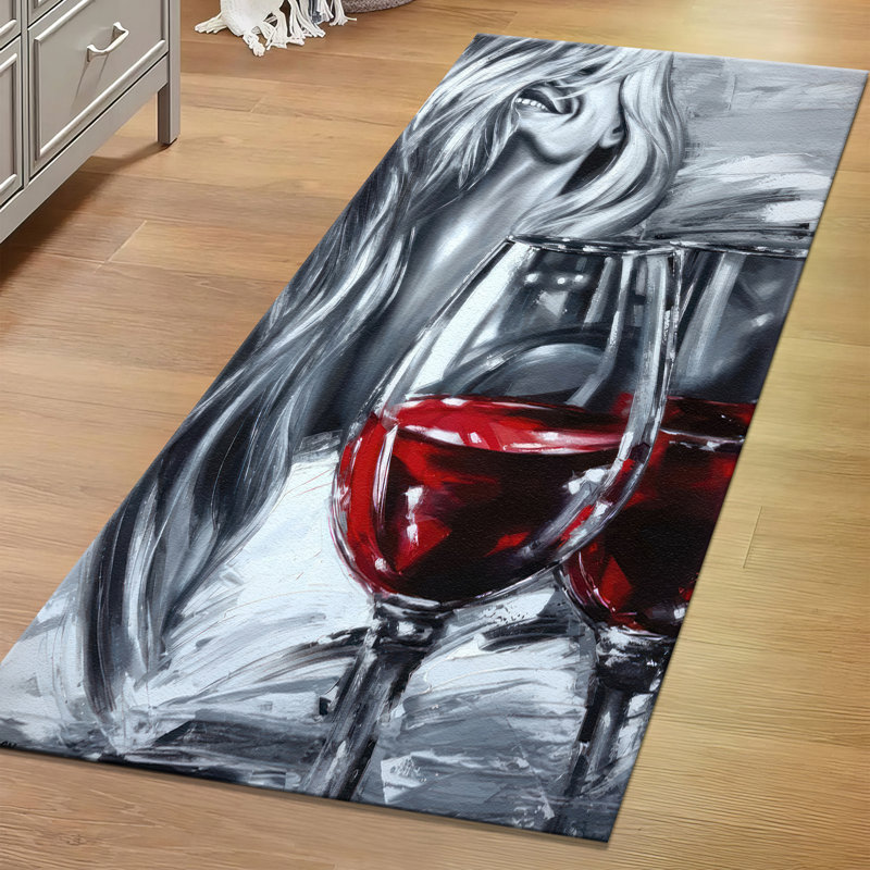 Premium Quality With Pile Soft Type Printed Rug Featuring an Abstract Design in Subdued Tones Perfect for Adding a Touch of Elegance to Any Living Space