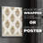 BlockPrintBloomsII -Canvas Print Only - NOT FRAMED