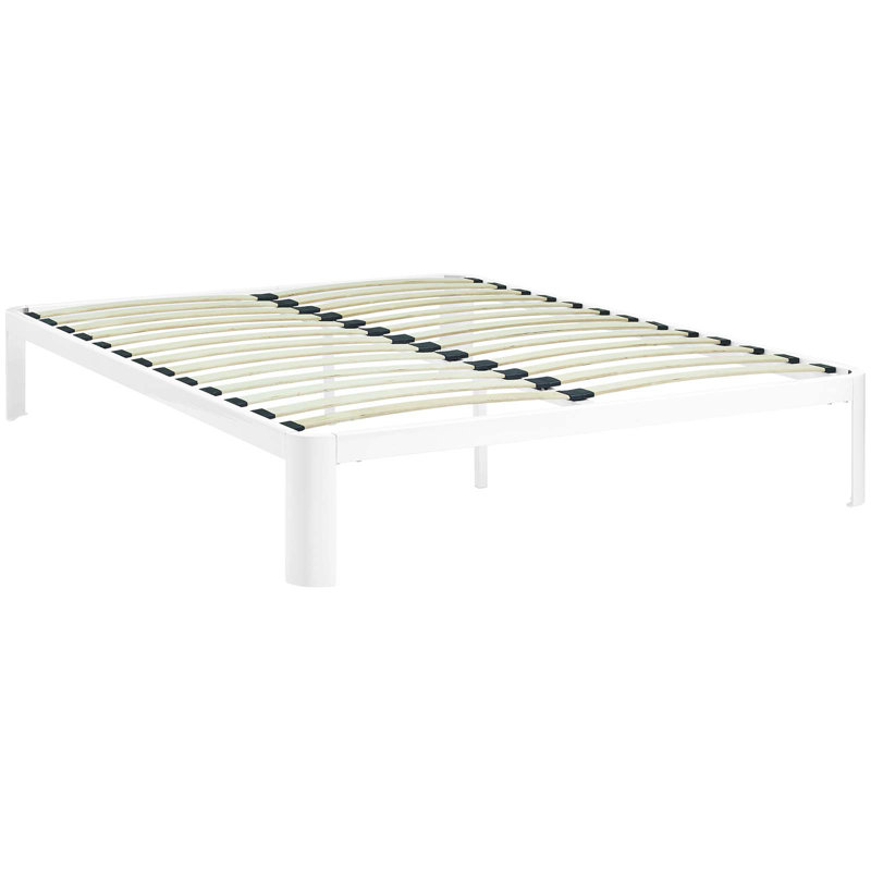 Bed, Queen, White
