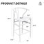 Margo 26.7" Counter Stool with Solid Wood Frame-1056280052