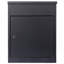 Package Delivery Boxes For Outside,Extra Large Mailbox,Galvanized Steel Parcel Mailbox,Wall Mounted Lockable Anti-Theft For Outdoor Porch,Curbside,Black