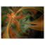 «Symmetric Orange Digital Fractal Flower», impression sur toile tendue-2065879208-2076715852