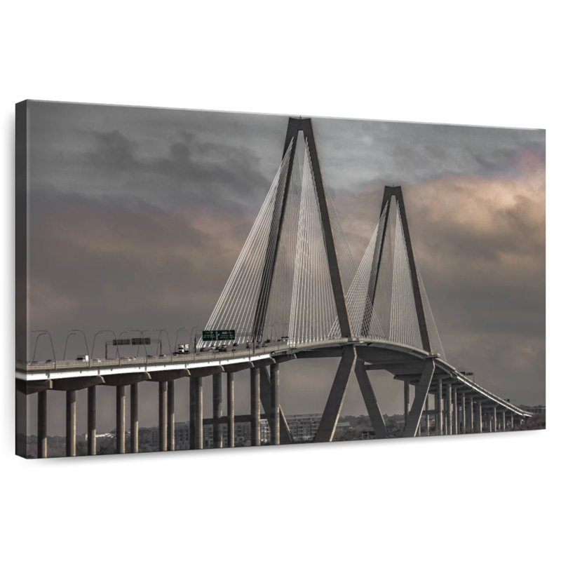 Rorry Iconic Ravenel Bridge, 26" H x 39" W