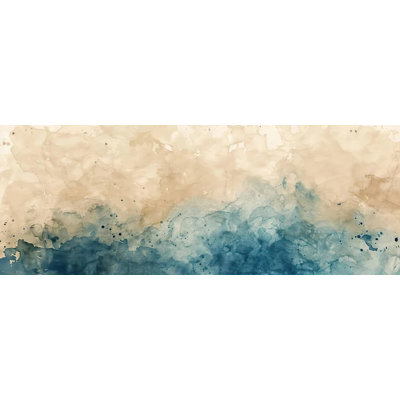 Murale aquarelle beige