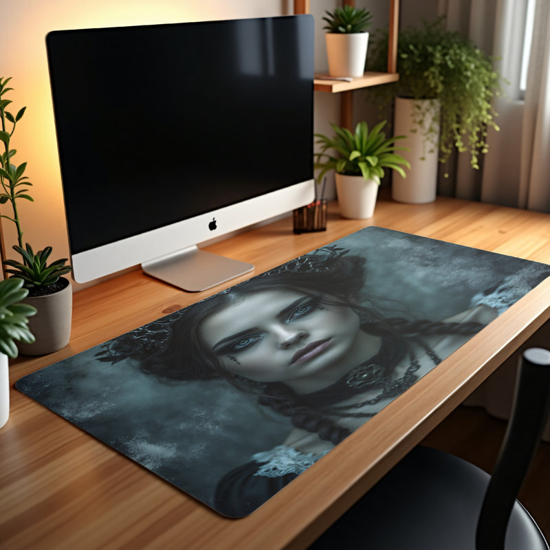 Polyester Desk Pad, 14.4x12.1