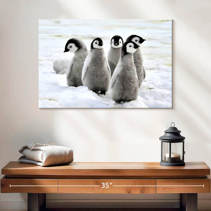 Brampt Charming Penguin Chicks, 16" H x 24" W