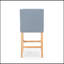 Stylish And Comfortable Wingback Counter Stools With Button Tufted Diamond Stitch And Nailhead Accents