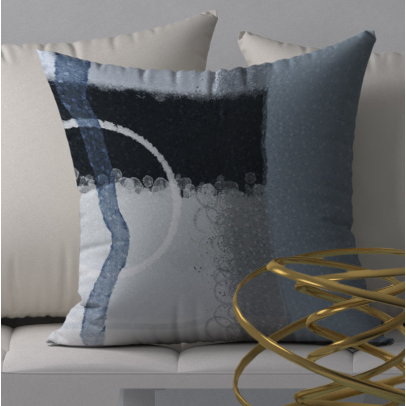Housse de coussin carrée décorative unique difference, H 18 po x l 18 po
