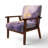 Berdahl Marble Upholstered Armchair-424907467-463376207