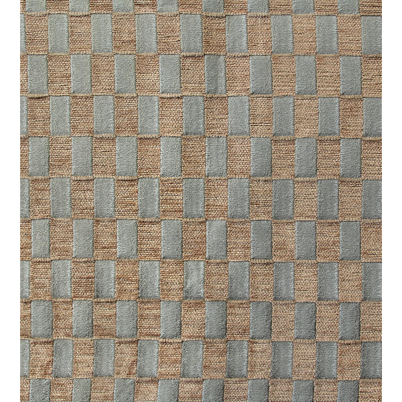 Bloom Damier Fabric, Natural Nude