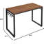 Bureau en noyer avec 8 crochets-896585241-897045731