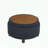 Round Storage Ottoman with Removable Tray and Tufted Design-1806564312