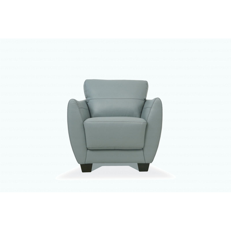 Chaise moderne en cuir Watery