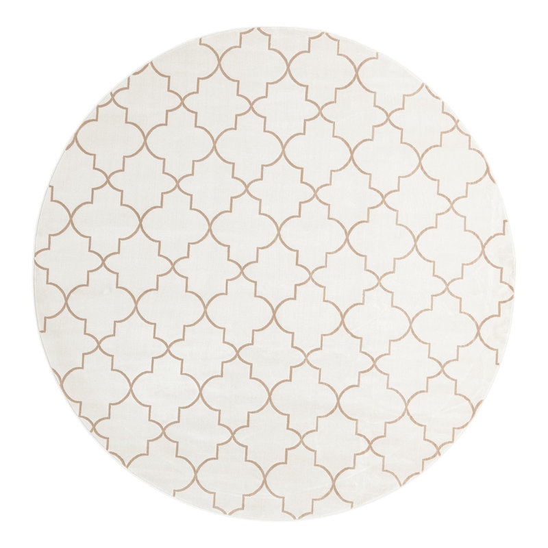 Teydgha Jill Zarin Lincoln Center Uptown Rug, Round 7'10"
