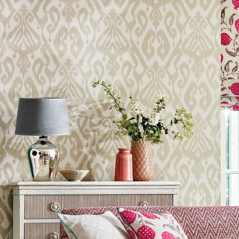 Kasuri Wallpaper, Country Linen