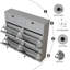 Armoire de rangement pour chaussures 24 paires avec 2 tiroirs-365605170