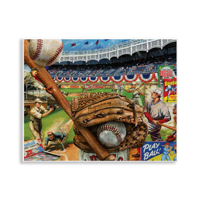 «Baseball Sports Collage» par Ed Wargo