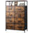 Chaseburg 8-Drawer Dresser with Open Media Shelf, 45.9'' Tall Dresser with Wooden Top, Dresser with Sturdy Frame, Chest of Drawers for Bedroom, Closet, Hallway-1768525082