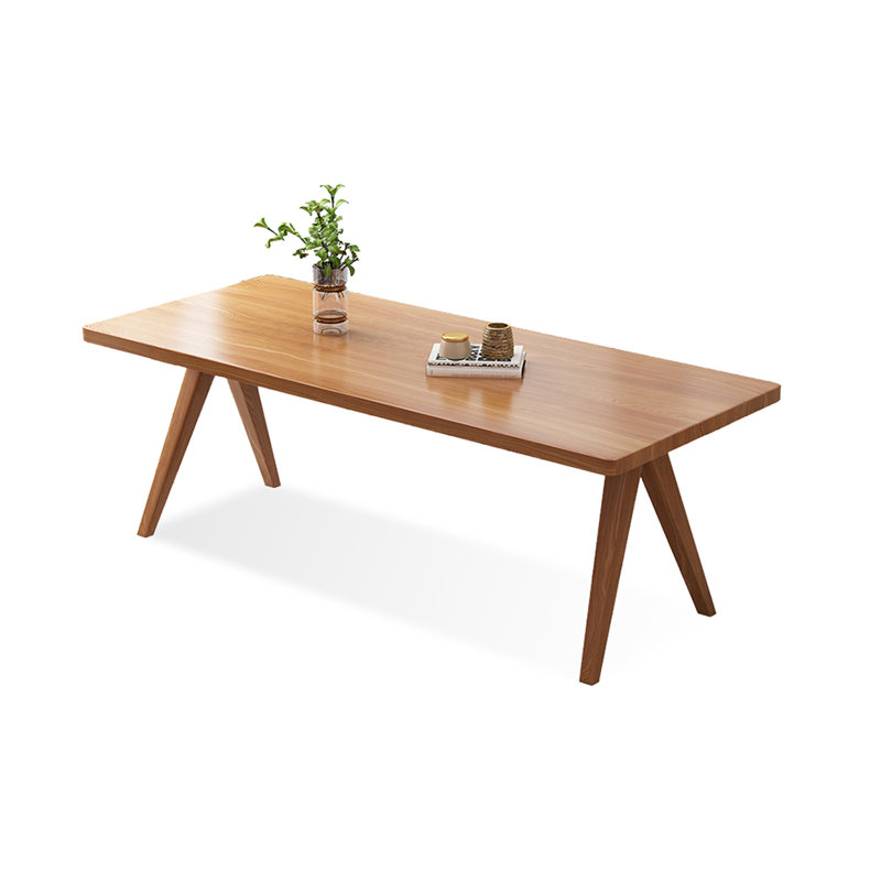 Table de salle à manger Burlywood, H 29,53 po x L 86,61 po x l 35,43 po