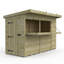 Total Sheds 10ft x 4ft Apex Garden Bar Shed - Stable Door Serving Hatch - Pressure Treated Timber - UK Manufactured