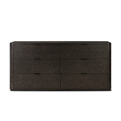 Meliah 6 Drawer Dresser-Dark Tamo Ash Veneer