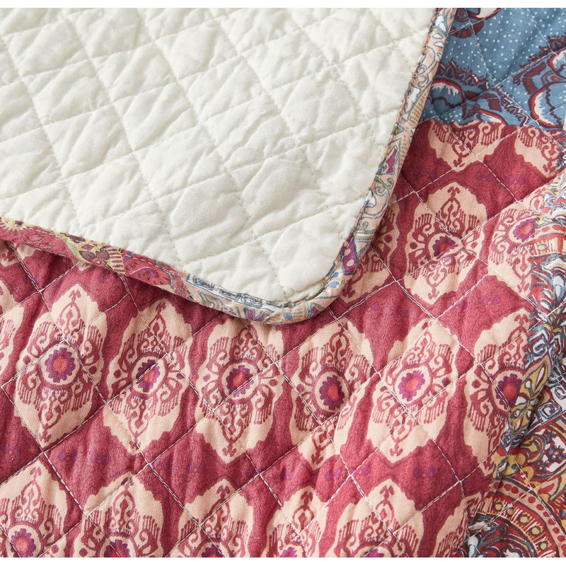 Ensemble de courtepointe en coton Rowan, Oversized King