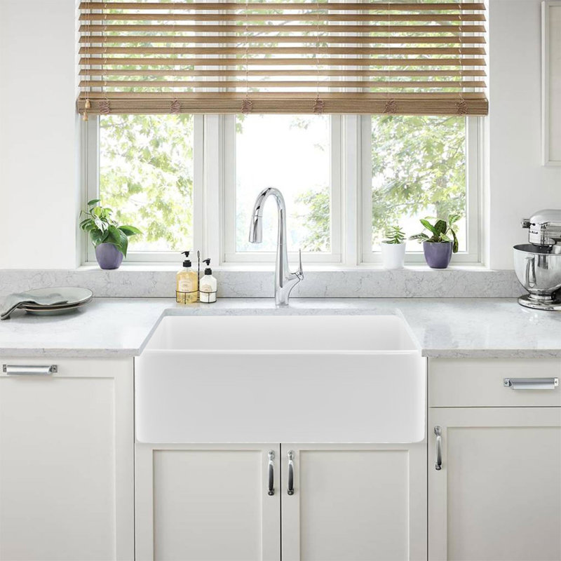 36'' L Single Bowl Fireclay Kitchen Sink