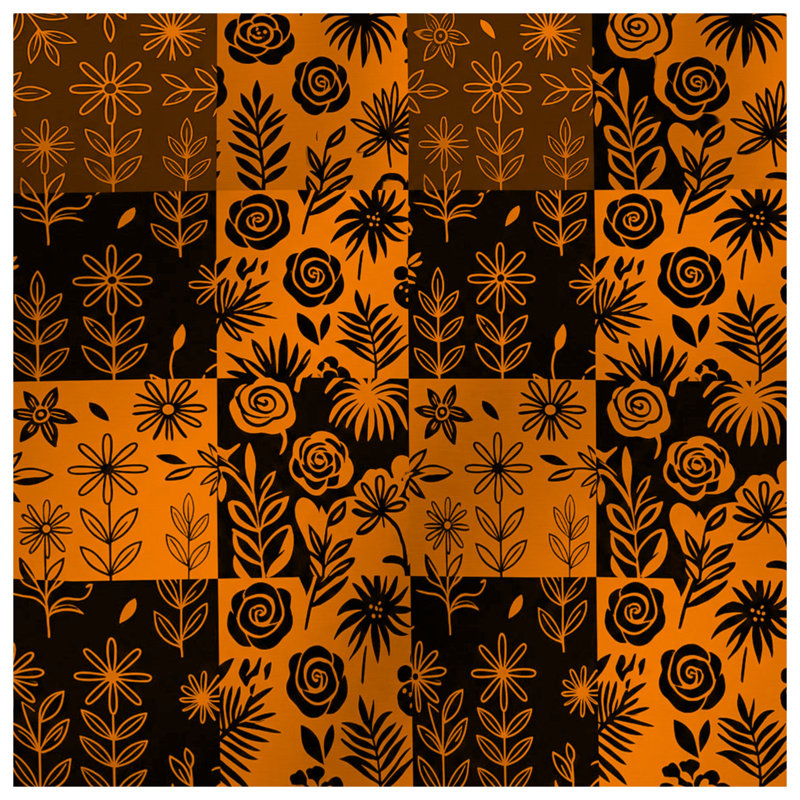 Housses de couette à motif floral et botanique, Grand lit