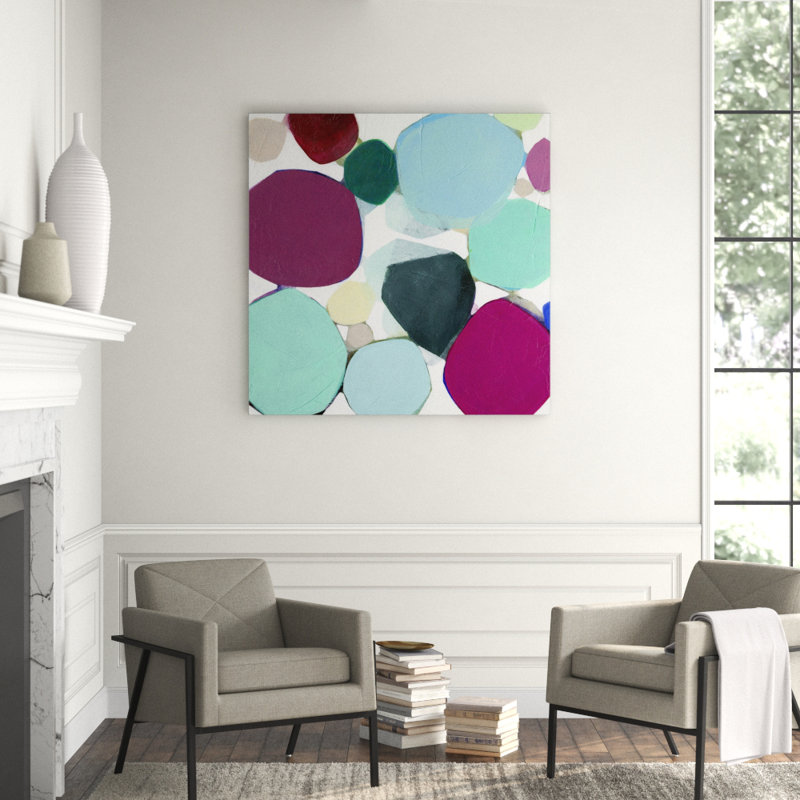 Gemstones 2' Framed Print on Canvas