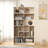 Modern Cat Bookcase Cat Tree Shelves With Storage Shelves And Cat Holes