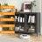 Tadzia Heavy Duty Steel Modern Sideboard with Glass Doors | Adjustable Feet, Large Capacity Storage for Living & Dining Rooms-722784396