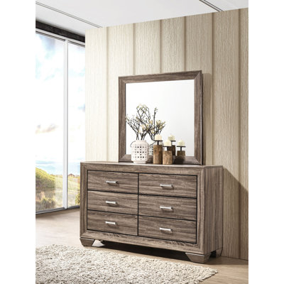 Commode 6 tiroirs avec miroir Holmgren