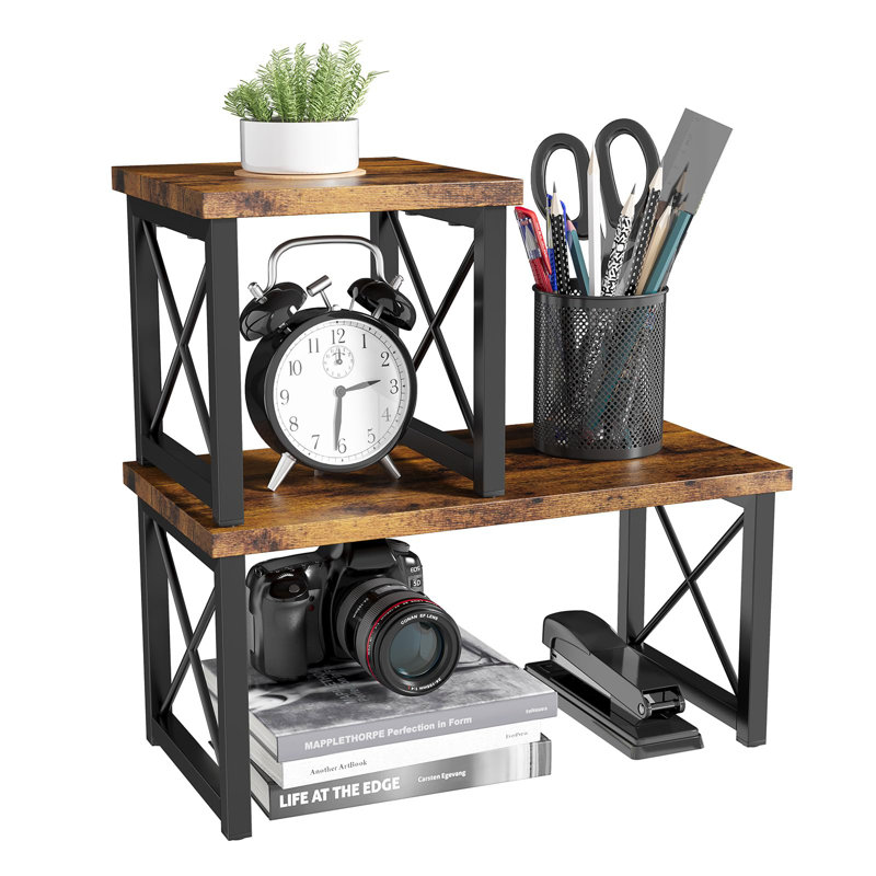 Metal,Manufactured Wood Desk Organiser