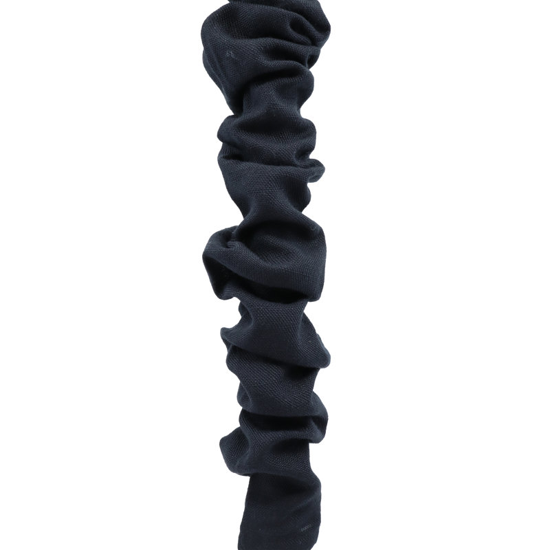 Couvre-câble Meriville, Noir, 5 pi, Lin lin