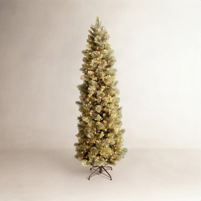 Slim Pre-Lit Pine Tree
