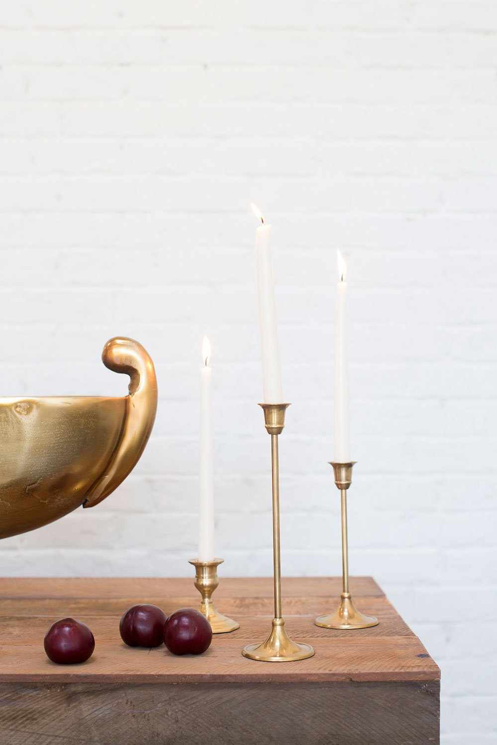 Gola Candlestick Holder, 8.25" H x 3.25" W x 3.25" D