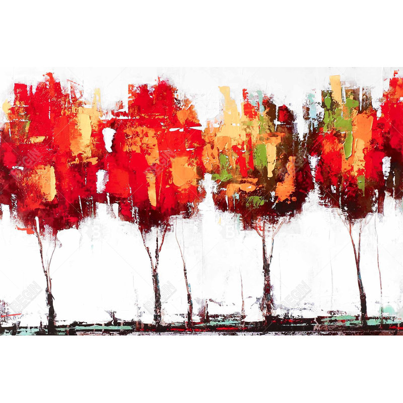 " Abstract Industrial Style Trees "